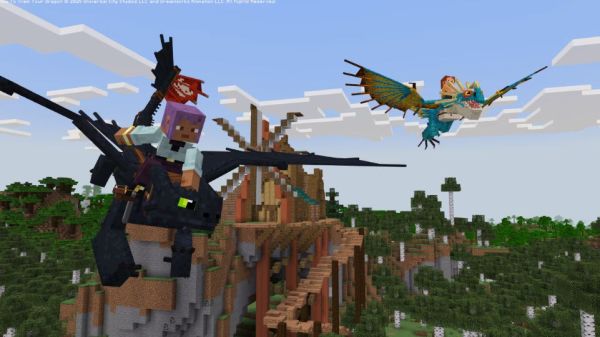 Minecraft How To Train Your Dragon Screenshot 1