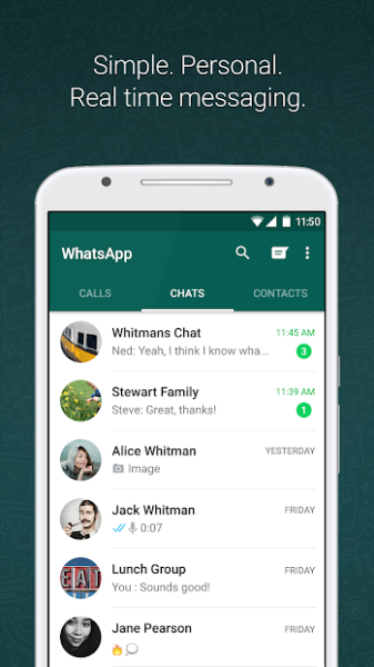 WhatsApp Messenger Screenshot 1