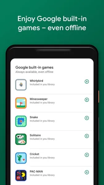 Google Play Games Screenshot 2