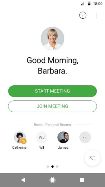 Cisco Webex Meetings Screenshot 1