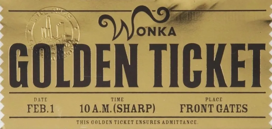 Wonka's The Golden Ticket