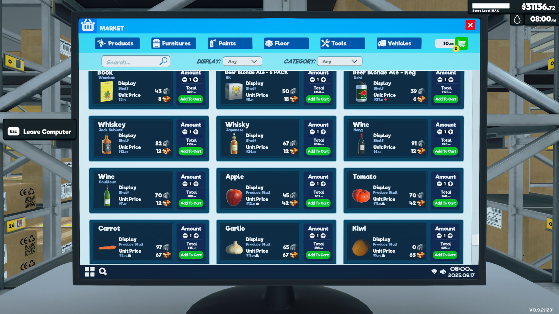 Supermarket Simulator